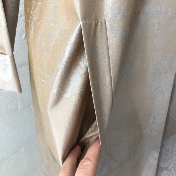 Givenchy silk floral dress and overcoat sz: 44 - Picture 5 of 12